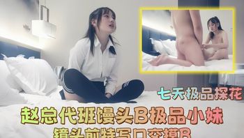 【七天极品探花】赵总代班馒头B极品小妹，镜头前特写口交摸B，啪啪干完直接射脸上 - 私房ACG - sifacg.com
