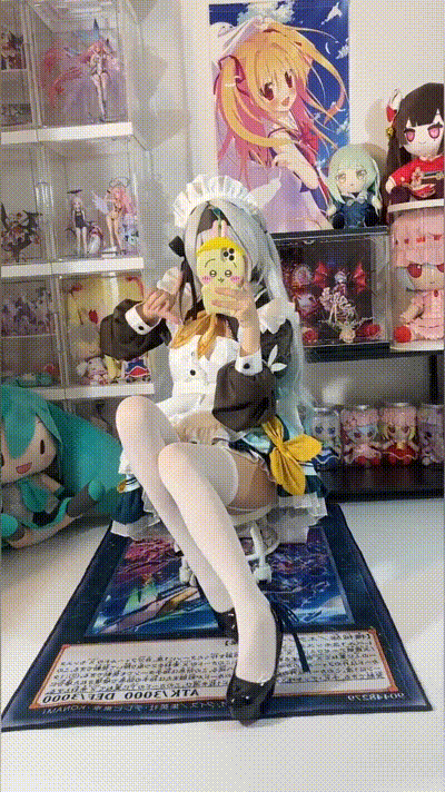 『白栎Shirly』cos崩坏：星穹铁道 流萤女仆 动图预览 - 私房ACG - sifacg.com