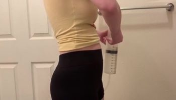 500毫升水灌肠充气，我的肚子膨胀了很多 - 私房ACG - sifacg.com