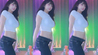 韩国 SOOP女主播 _雷颖 白色T清新舞蹈 动图预览 - 私房ACG - sifacg.com