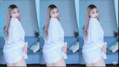 韩国SOOP BJ_孝卡 性感白色衬衫骚舞 动图预览 - 私房ACG - sifacg.com