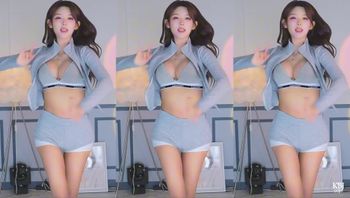 韩国SOOP女主播_慧明 灰色运动套装 - 私房ACG - sifacg.com