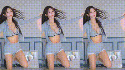 韩国SOOP女主播_慧明 灰色运动套装 动图预览 - 私房ACG - sifacg.com