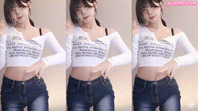 韩国BJ golaniyule0镜前白色长袖露腰扭 动图预览 - 私房ACG - sifacg.com