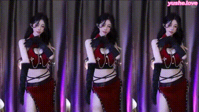 MICO要抱抱 性感红黑哥特风热舞 动图预览 - 私房ACG - sifacg.com