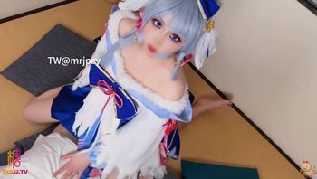 COS神里綾華雪白美肌粉嫩乳頭 讓人體驗極緻快感 - 私房ACG - sifacg.com