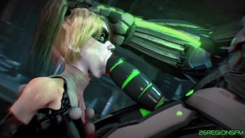 [26RegionSFM] Harley Quinn VS Grid - 私房ACG - sifacg.com