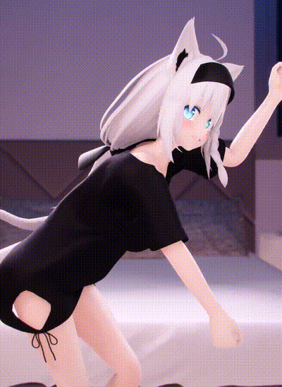 [μ_MMD] フブキちゃんでArona Dance 动图预览 - 私房ACG - sifacg.com