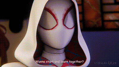 [Visualoos] Miles & Gwen’s First Lesson in Love💕 (Spider-Verse Parody) 动图预览 - 私房ACG - sifacg.com