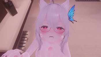 [skn_works] 白髪けもみみ巨乳お姉さんにあまあま手つなぎフェラされちゃう動画 - 私房ACG - sifacg.com