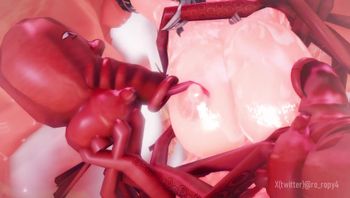 [ろっぴーファンクラブ] 【苗床シチュ】エロタコモンスター達にひたすら舐め回されちゃうノ〇ル団長🐙💕(long_ver) - 私房ACG - sifacg.com