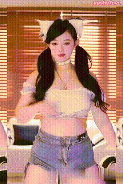 主播_赫拉拉 | 白色蕾丝猫耳项圈骚舞秀 动图预览 - 私房ACG - sifacg.com