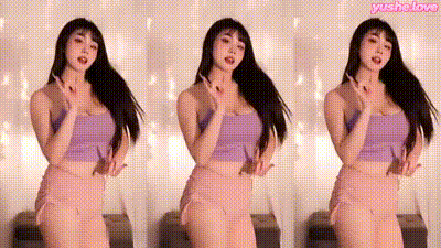 主播#格导师，紫色吊带粉色热裤热舞 动图预览 - 私房ACG - sifacg.com