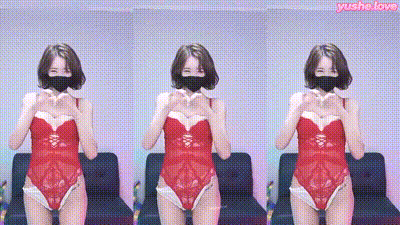 韩国BJ_green1004 口罩绿蕾丝开档挑逗诱惑 动图预览 - 私房ACG - sifacg.com