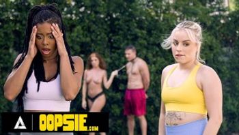 OOPSIE - 热 Kira Noir 的闺蜜在看到辣妹用皮带牵着她的丈夫时被激怒了-kira noir - 私房ACG - sifacg.com