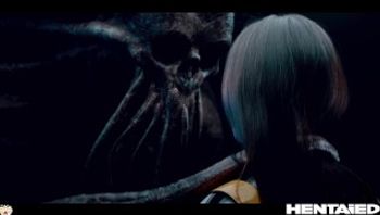 现实生活中的无尽 - Rae Lil Black 被巨大的外星怪物搞砸了-rae lil black - 私房ACG - sifacg.com