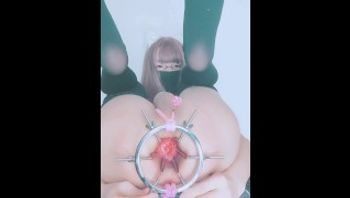 【伪娘】扩张器撑开屁眼无法闭合，假吊探索直肠。-jinwanxuan1999 - 私房ACG - sifacg.com