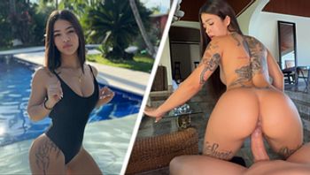 泳池日！哥伦比亚少女在邻居的别墅里被操！-anna cherry7 - 私房ACG - sifacg.com