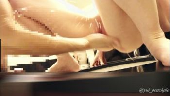 Japanese hot sexy babe squirting　素人無修正　洗面台に座らせられ大量に潮吹き-yui peachpie - 私房ACG - sifacg.com