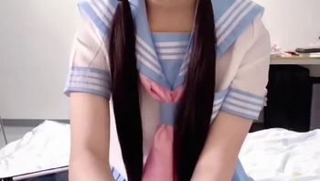 双马尾露脸小母狗，白丝过膝袜，蓝白jk水手制服，各种视角足交后入性爱！ - 私房ACG - sifangacg.com