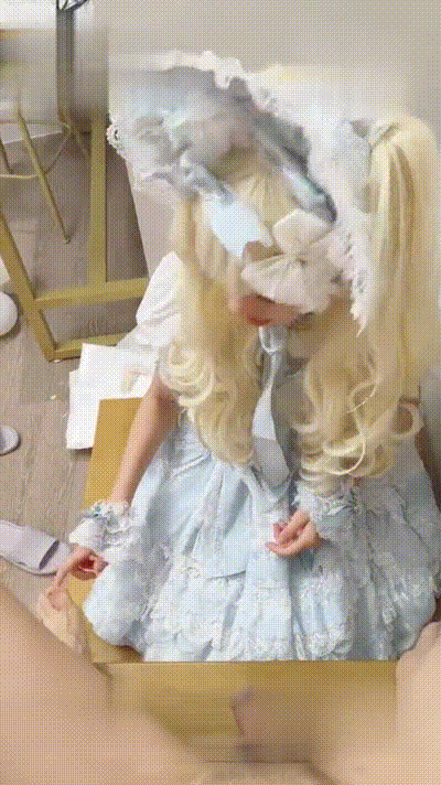 洛丽塔小可爱成人礼，轻花嫁日系可爱Lolita合法萝莉 白丝LO娘主动上位，软萌乖巧被操的叫爸爸 动图预览 - 私房ACG - sifacg.com