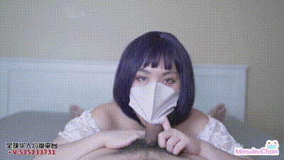 女孩细细观察分析阴茎，粗暴的蹂躏手交和快速的深喉吸允所有的精液并喝下-masukuchan 动图预览 - 私房ACG - sifacg.com