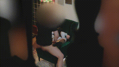 寂れた図書館の一角、挑発的な格好でバッキバキのおチンポを心待ちにしている青髪むっつり文系女子。-echiechimykanojo 动图预览 - 私房ACG - sifacg.com