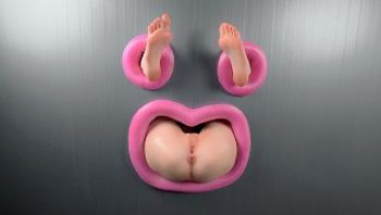 Gloryhole 隔着墙操那个屁股，直到她的脚颤抖 - pinkloving-pinkloving - 私房ACG - sifacg.com