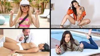 Little Asian Cuties Compilation feat. Ember Snow， Honey Gold， Lulu Chu & Vina Sky - TeamSkeet-lulu chu - 私房ACG - sifacg.com