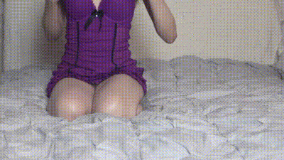 你觉得我的新紫色内衣怎么样？-japanesegirlonheat 动图预览 - 私房ACG - sifacg.com
