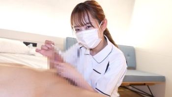 Japanese girls cosplaying as a dental hygienist gives a guy a handjob with drooling.-cosplayhands - 私房ACG - sifacg.com
