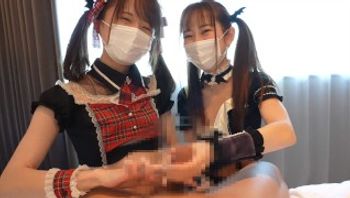 日本女孩穿着魅魔服装给一个男人流口水和打手枪。-cosplayhands - 私房ACG - sifacg.com