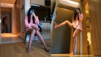 伪娘元气酱穿着粉红色短裙打开酒店房门射精在黑丝上-yuanladyboy - 私房ACG - sifangacg.com