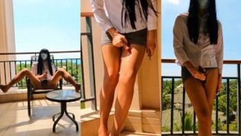 海景房阳台是干嘛的？当然是用来女装露出射精的！-yuanladyboy - 私房ACG - sifangacg.com