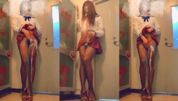 伪娘元气酱在写字楼走廊夹着跳蛋制作丝袜奶茶-yuanladyboy - 私房ACG - sifangacg.com