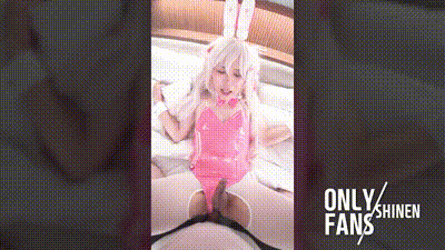 【胜利女神妮姬】🌸性感的爱丽丝兔女郎 coser, 伪娘和性情色視頻, 你能承受我可爱的鸡巴和屁股吗？4-shinen2022 动图预览 - 私房ACG - sifacg.com