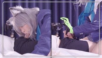 【蔚蓝档案】💙性感的砂狼白子coser, 伪娘和性情色視頻　【個人撮影】 5-shinen2022 - 私房ACG - sifacg.com
