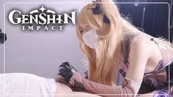 【原神】💜性感的菲谢尔coser, 伪娘和性情色視頻　【個人撮影】 4-shinen2022 - 私房ACG - sifacg.com