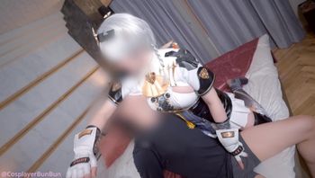 【ぶんコス】雨宿りラブホえっち♡ムチ尻騎乗でおま◯こトロトロになるまで中出し性行為💙-cosplaybunchan - 私房ACG - sifacg.com
