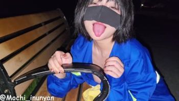 （预览版）穿着环卫工制服的女孩在公园里露出，舔长凳并自慰-mochi_inunyan - 私房ACG - sifacg.com