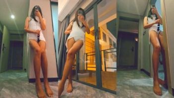 伪娘元气酱化身白裙拉丁舞蹈生在酒店阳台射精-yuanladyboy - 私房ACG - sifacg.com