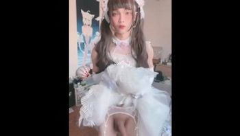 大屌伪娘Aroma穿着礼服打手枪并射精-aroma - 私房ACG - sifacg.com