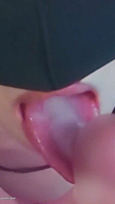 5倍スローモーションでえっろい舌の動きも超大量孕み汁びゅっびゅも5倍楽しめちゃう♡-echiechimykanojo 动图预览 - 私房ACG - sifacg.com