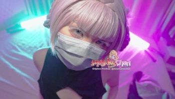 淫荡的七草荠角色扮演女孩想吸吮精子，但得到的却是精子淋浴-masukuchan - 私房ACG - sifacg.com