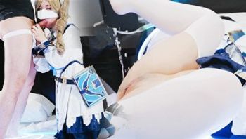原神芭芭拉咸湿深喉口交和小穴潮吹喷水！从此对性爱成瘾-masukuchan - 私房ACG - sifacg.com