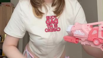 Cute 女孩 Shyblanche vs 水枪挑战！真正的性高潮和强烈的手淫。Sexdater挑战-shyblanche - 私房ACG - sifacg.com
