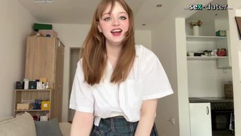 So CUTE! Teen Shyblanche Cumming on Videocall with You. Schoolgirl Uniform Sexdater-shyblanche - 私房ACG - sifacg.com